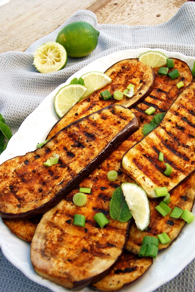 Easy Grilled Eggplant with BBQ Sauce (Smoky Vegan Recipe)