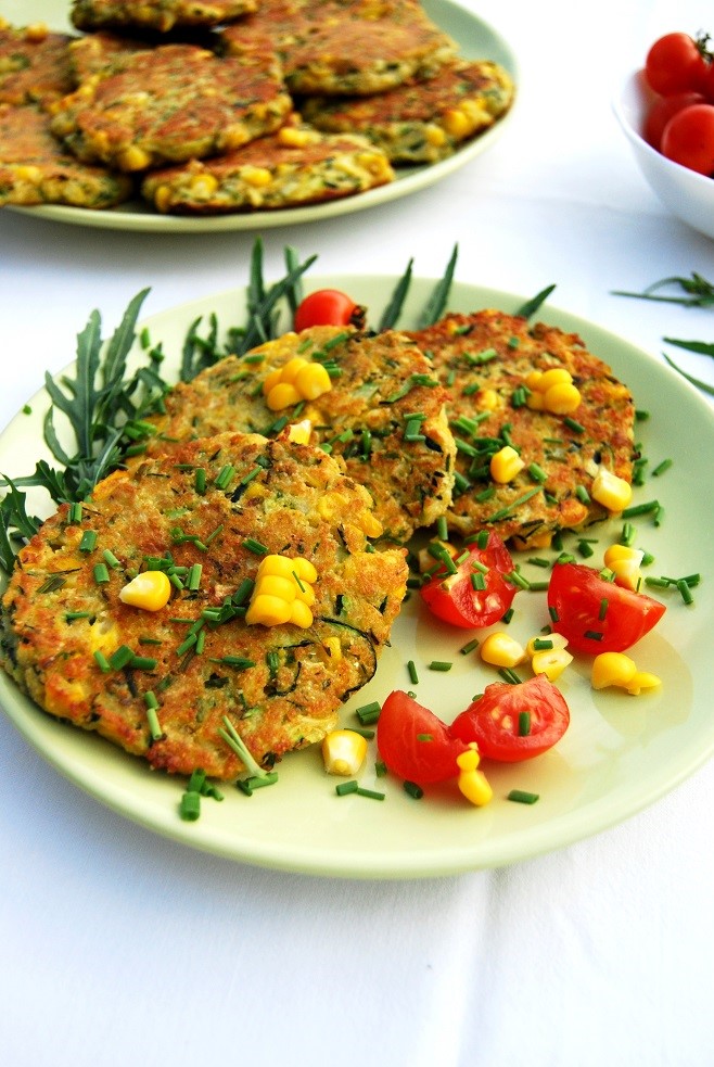 Vegan Zucchini Corn Fritters (Crispy, Gluten-Free Recipe)